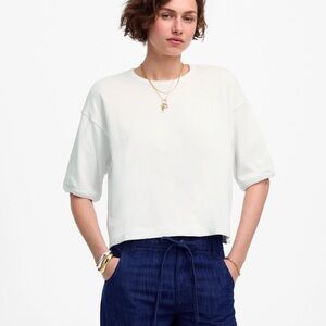 Madewell Crew Neck Cropped T-Shirt